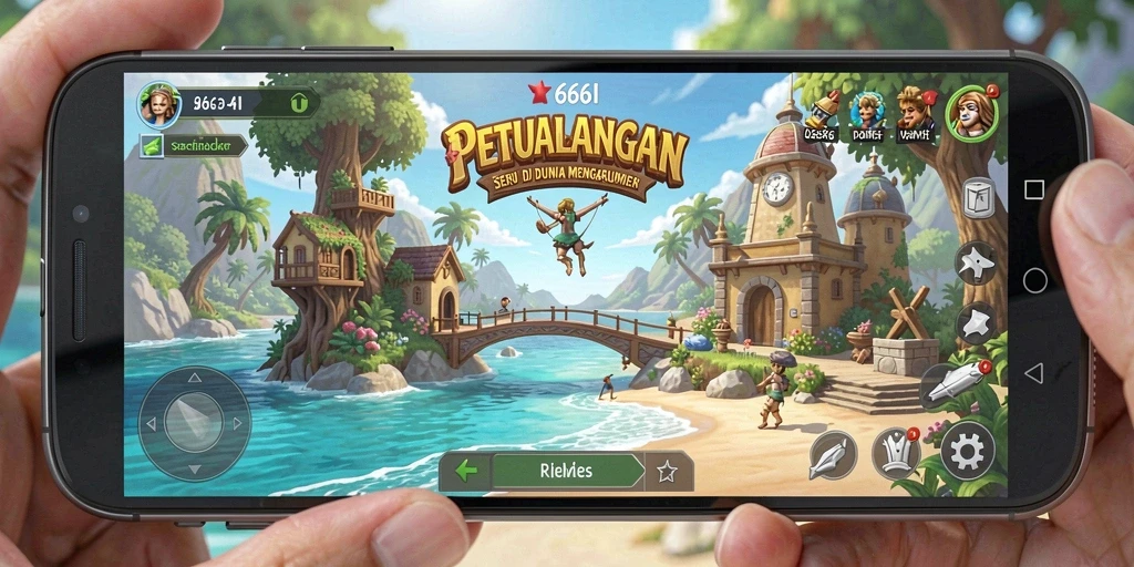 Tangkapan layar dari gameplay seru 666I yang penuh petualangan.