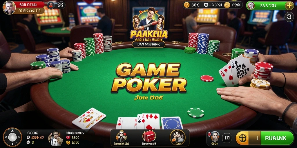 Screenshot gameplay Poker 66K yang penuh aksi dan strategi.