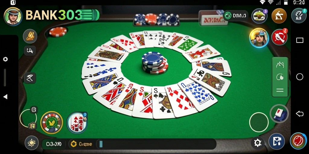 Tampilan gameplay Gaple yang seru dan mengasyikkan di BANK303.