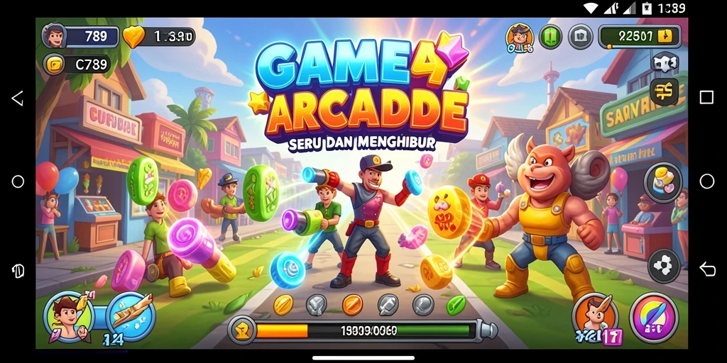 Tampilan gameplay C789 menunjukkan aksi seru dan tantangan yang menarik.