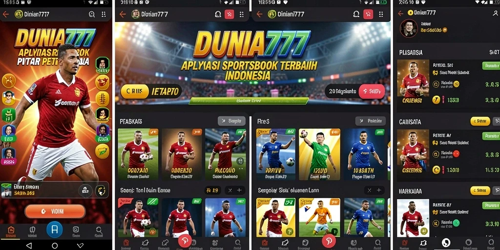 Tampilan antarmuka DUNIA777 yang menarik dan mudah digunakan.