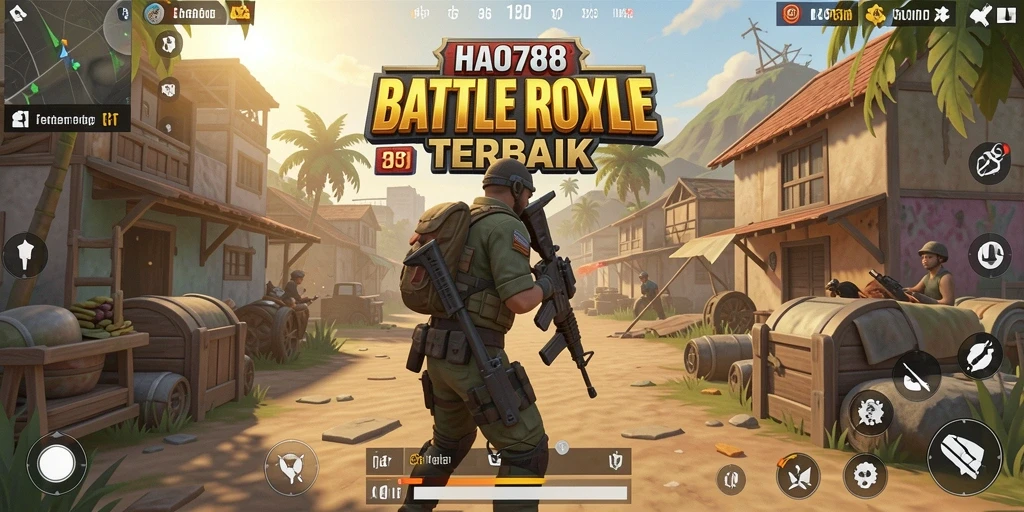 Gameplay Battle Royale yang mendebarkan dan penuh aksi.