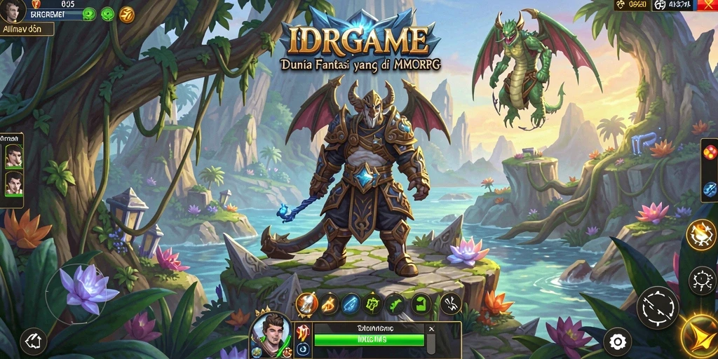 Screen capture gameplay <strong>IDRGAME</strong> dengan pemandangan yang menakjubkan.
