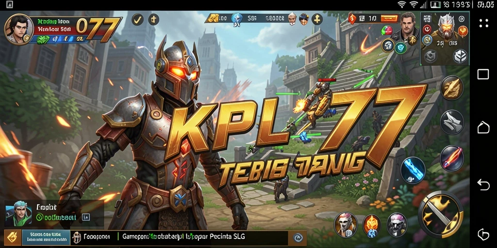 Tampilan menarik dari gameplay SLG KOPLO77 dengan karakter dan latar yang memukau.