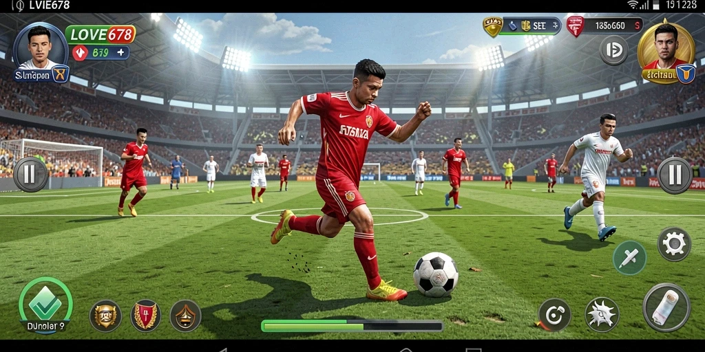 Screenshot utama LOVE678 menunjukkan gameplay seru dalam olahraga.