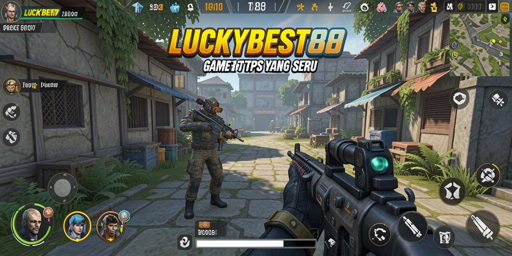 Screenshot gameplay TPS LUCKYBEST88 menunjukkan aksi yang menegangkan dan grafis yang menawan.
