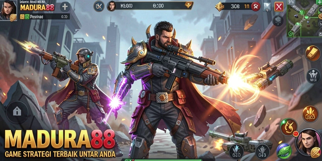 Tampilan gameplay yang seru dan mendebarkan di MADURA88.