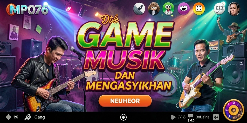 Tampilan gameplay MPO76 yang seru dan berwarna-warni.