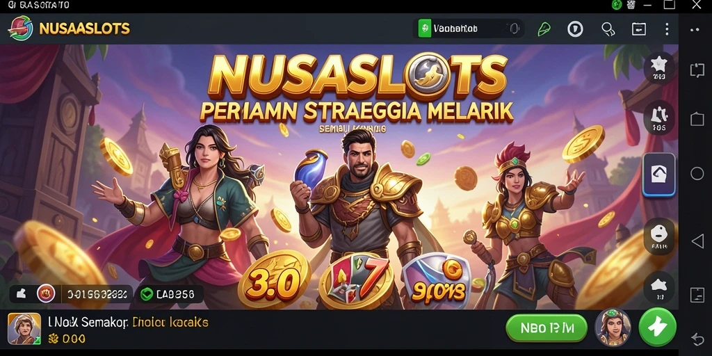 Screenshot NUSASLOTS menampilkan gameplay mendebarkan dan strategi seru.