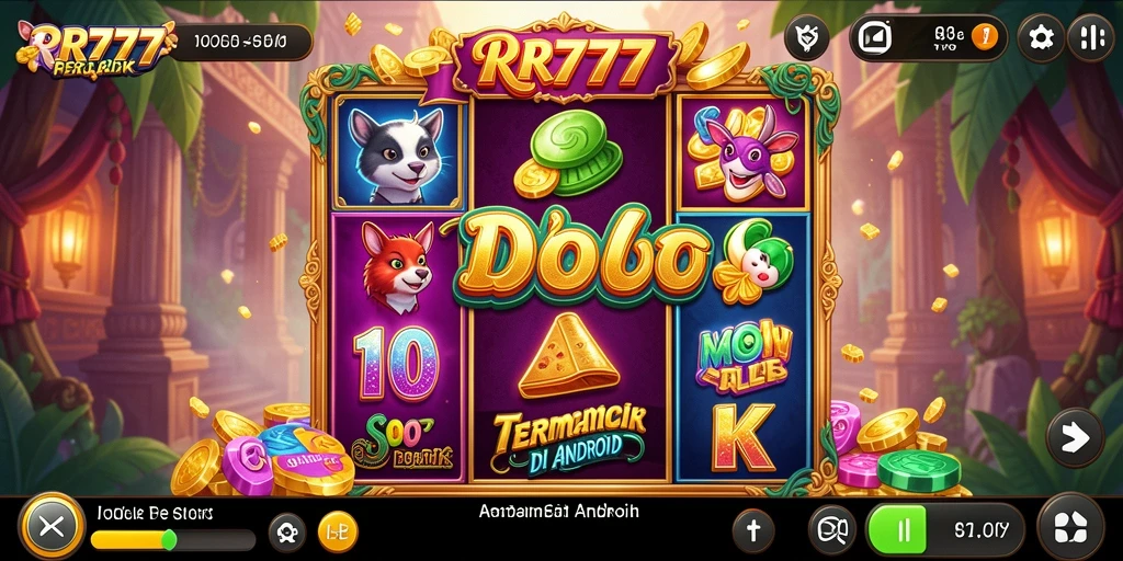 Screenshot gameplay Slot RR777 dengan fitur menarik dan grafis menawan.