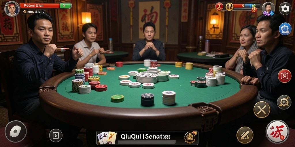 Screenshot gameplay QiuQiu yang menarik dan seru.