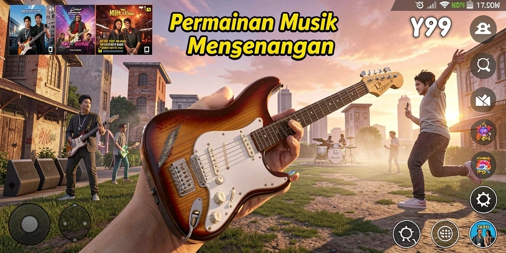 Tampilan gameplay yang seru dan interaktif di Y89.